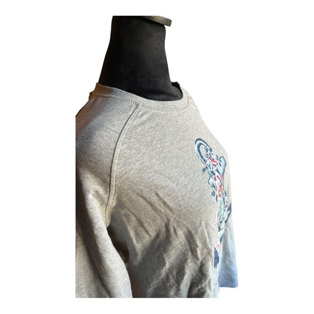 Caribbean Joe Women’s Long Sleeve French Terry Raglan Pullover – Size L - Picture 6 of 10